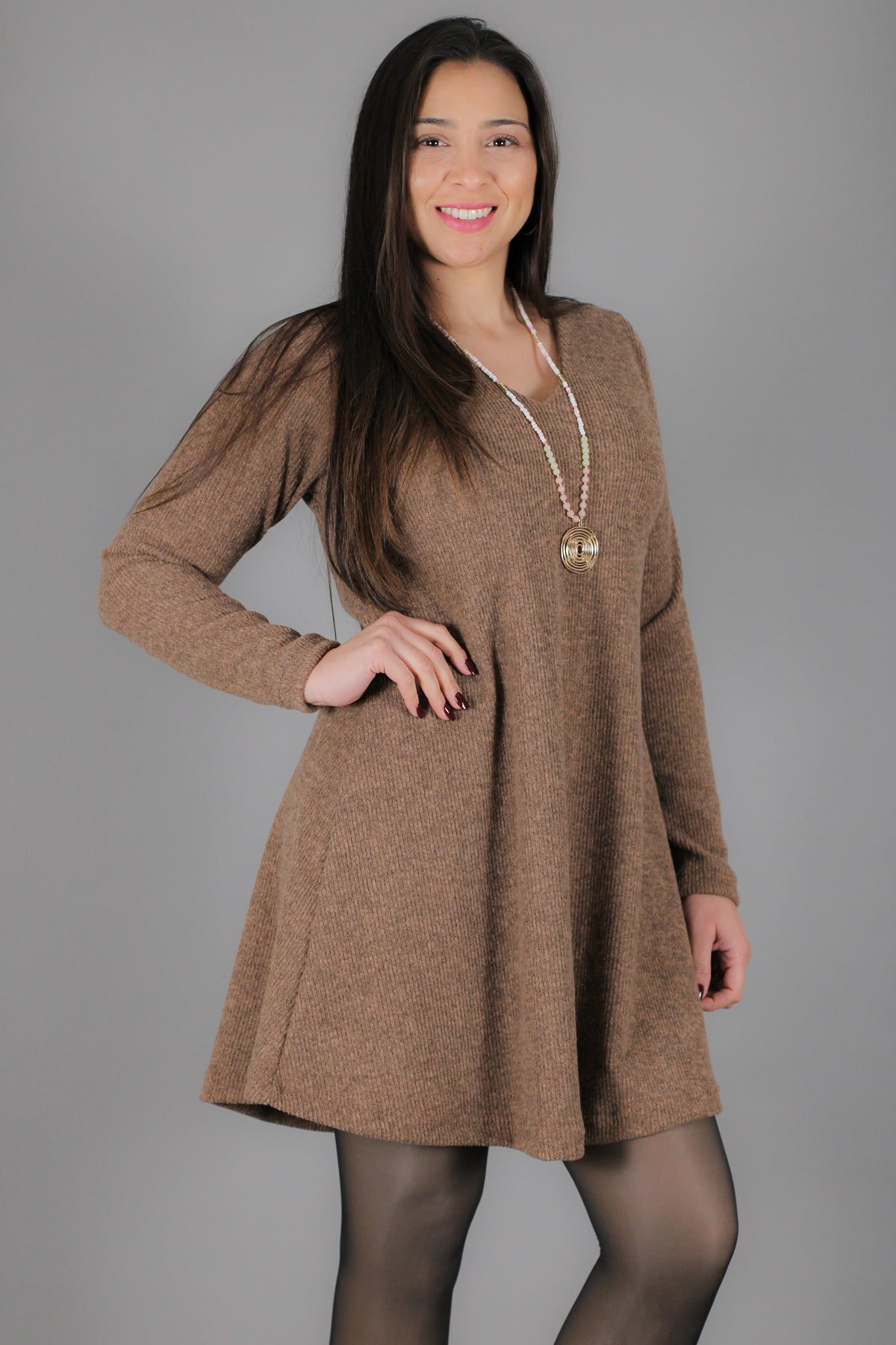 Vestido MARGARITA lanilla afranelada