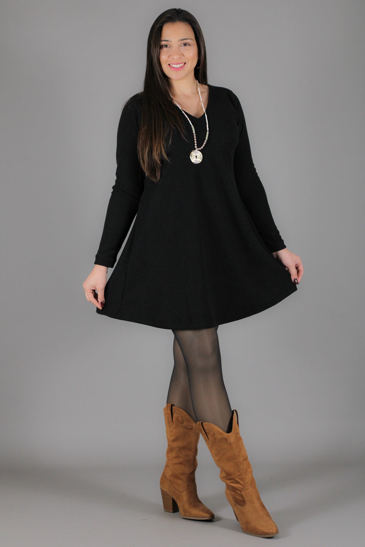 Vestido MARGARITA lanilla afranelada