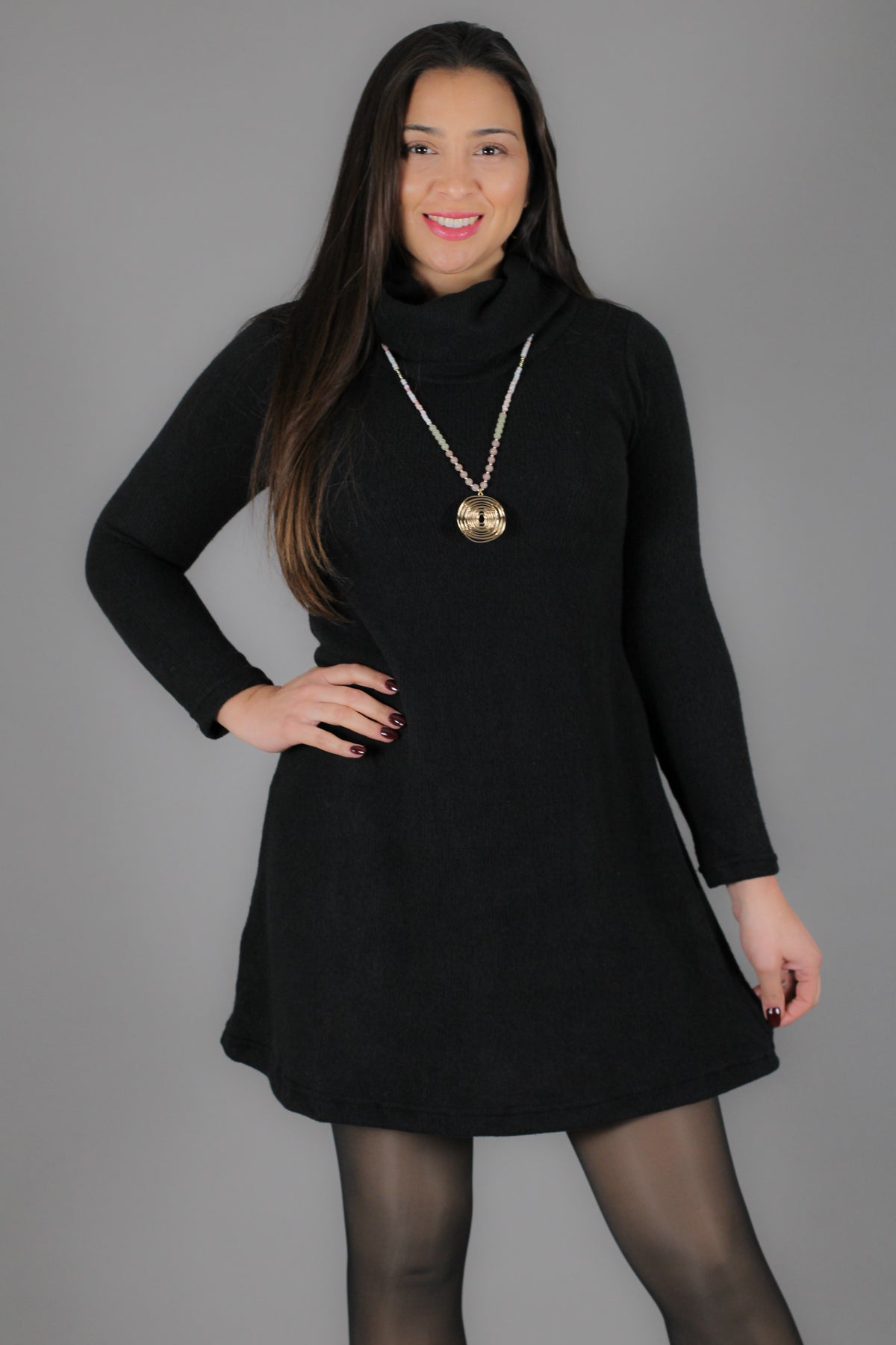 Vestido MARIELA lanilla aterciopelada