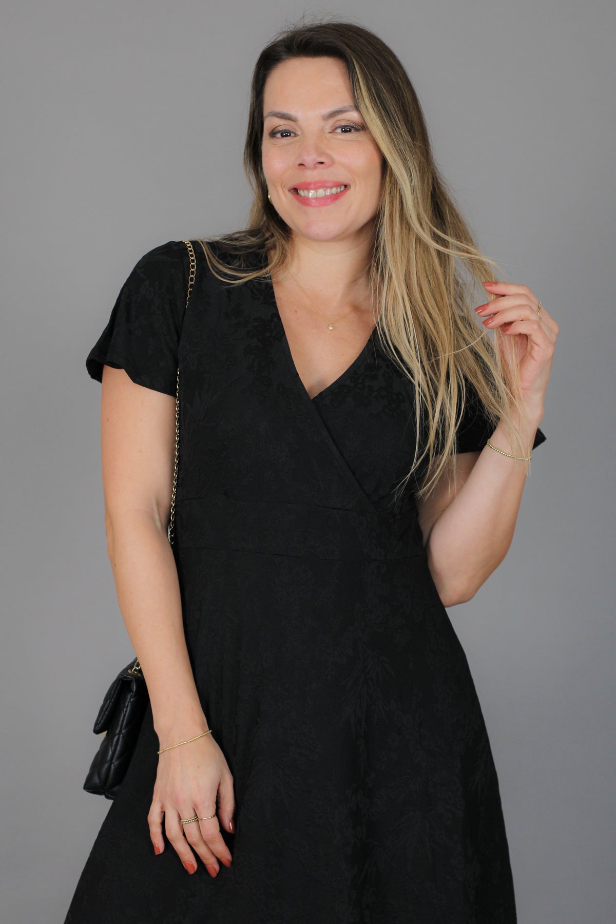 Maxivestido SOL Relieve floral