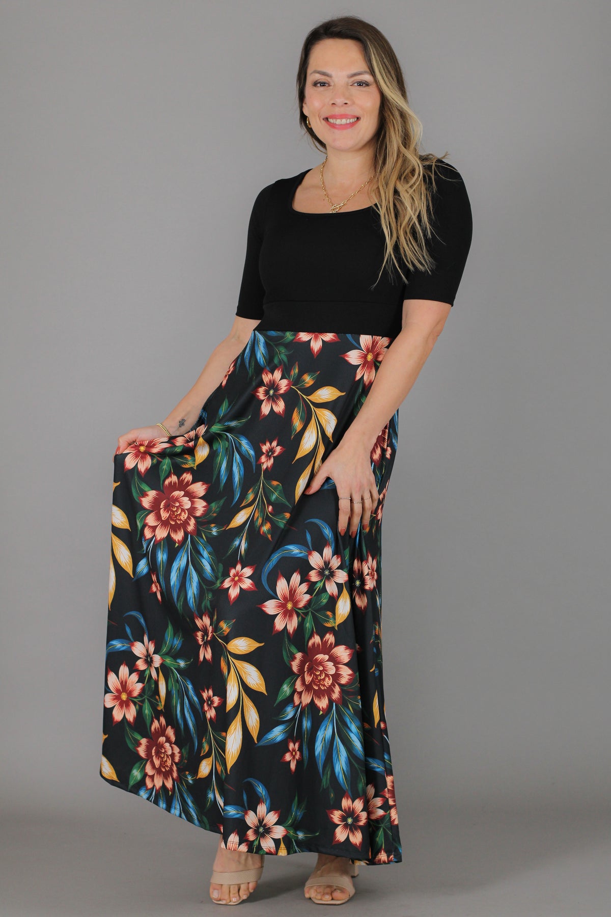 Maxivestido ALLISON Estampado