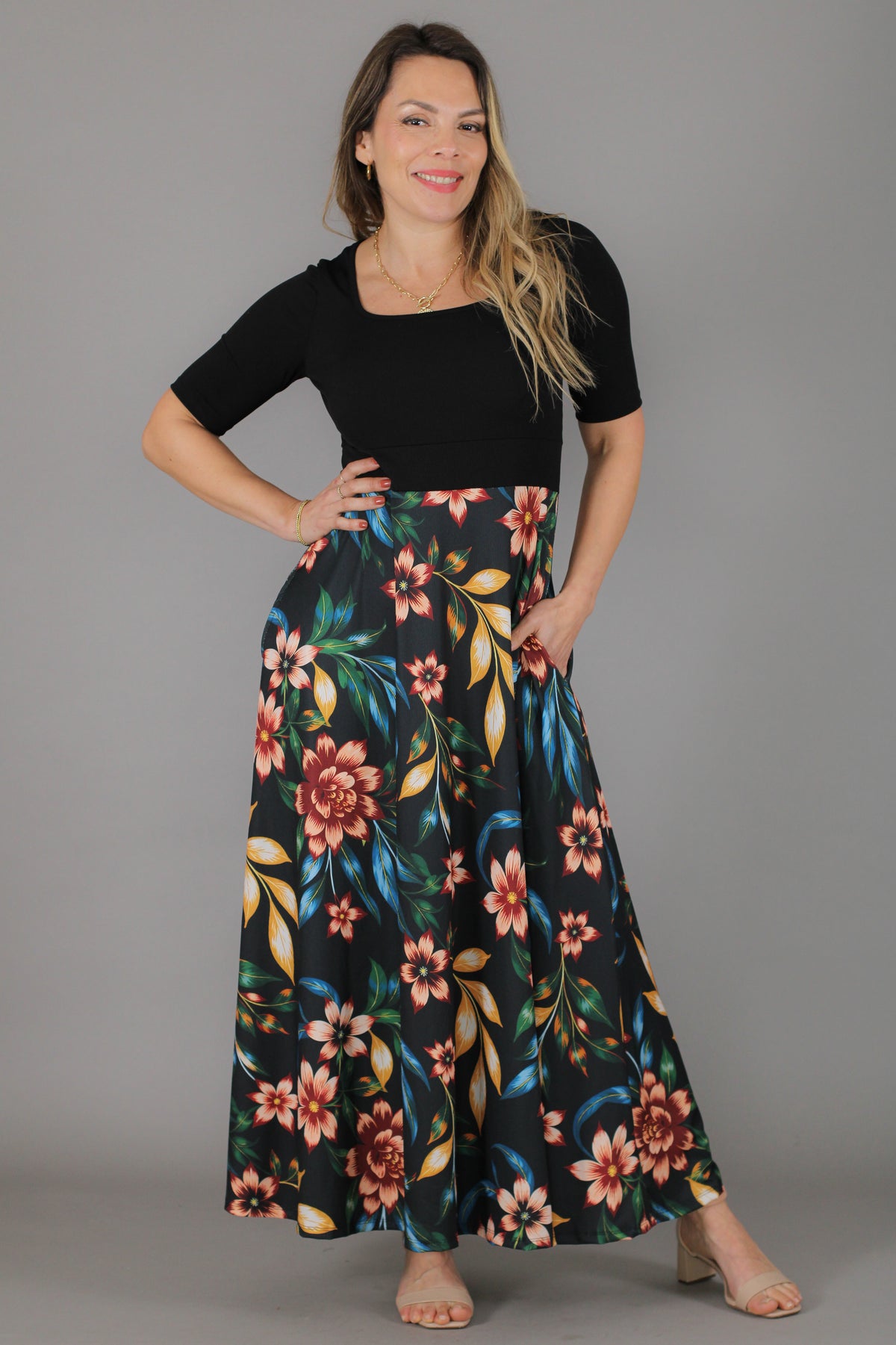 Maxivestido ALLISON Estampado