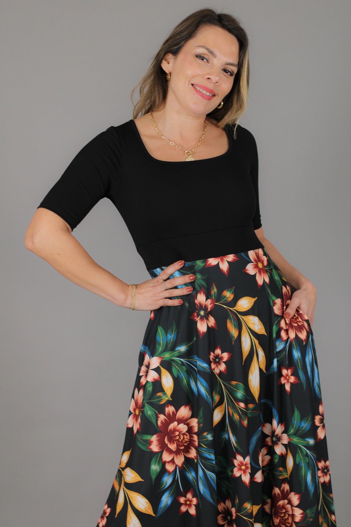 Maxivestido ALLISON Estampado