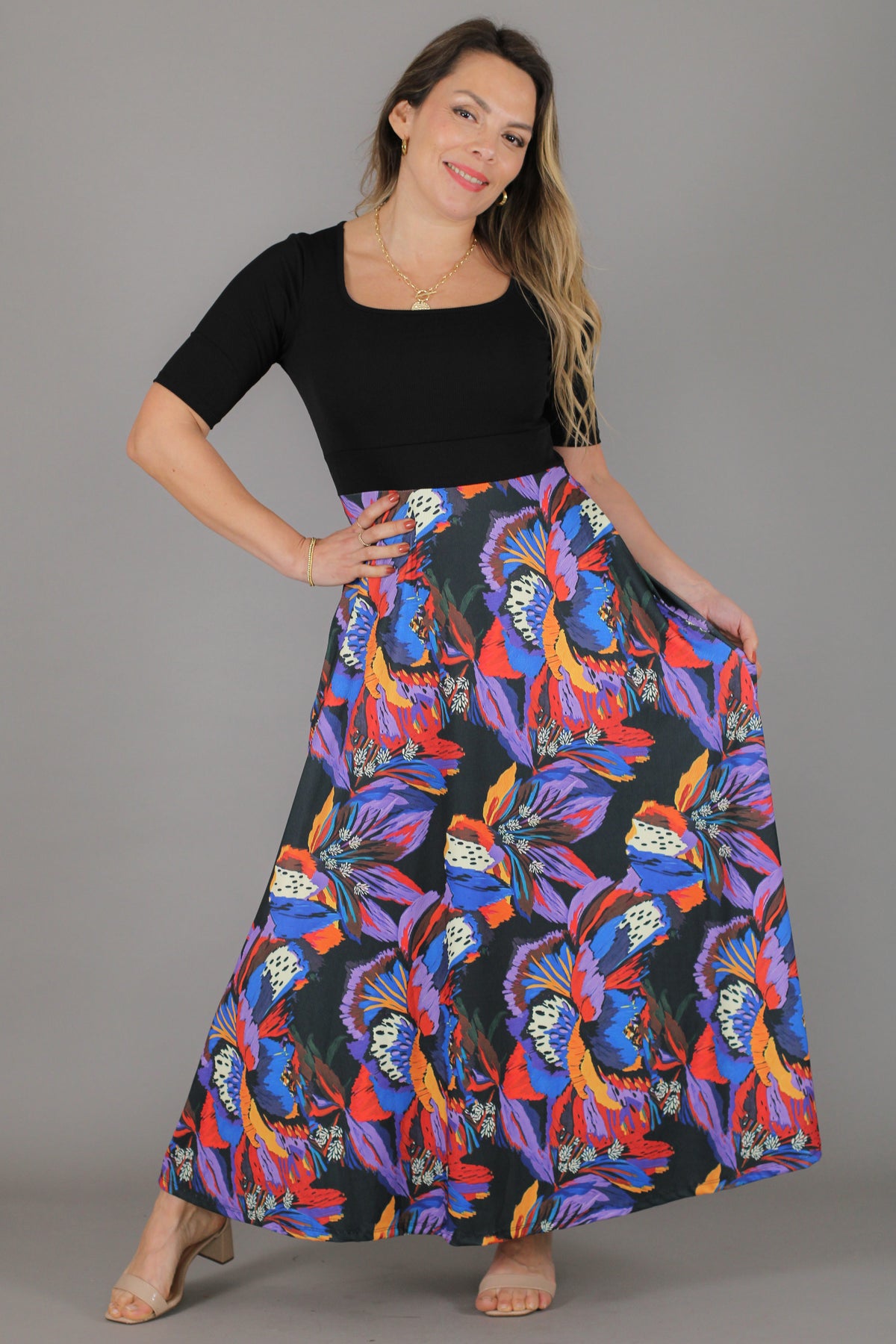 Maxivestido ALLISON Estampado