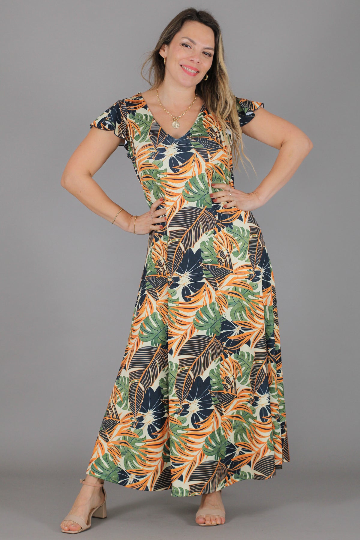 Maxivestido MARISELA Estampado