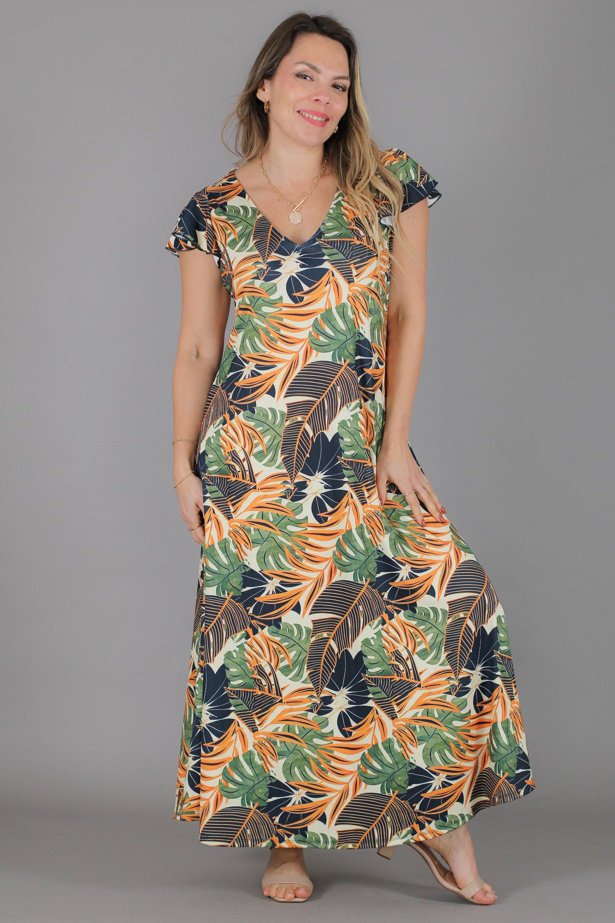 Maxivestido MARISELA Estampado