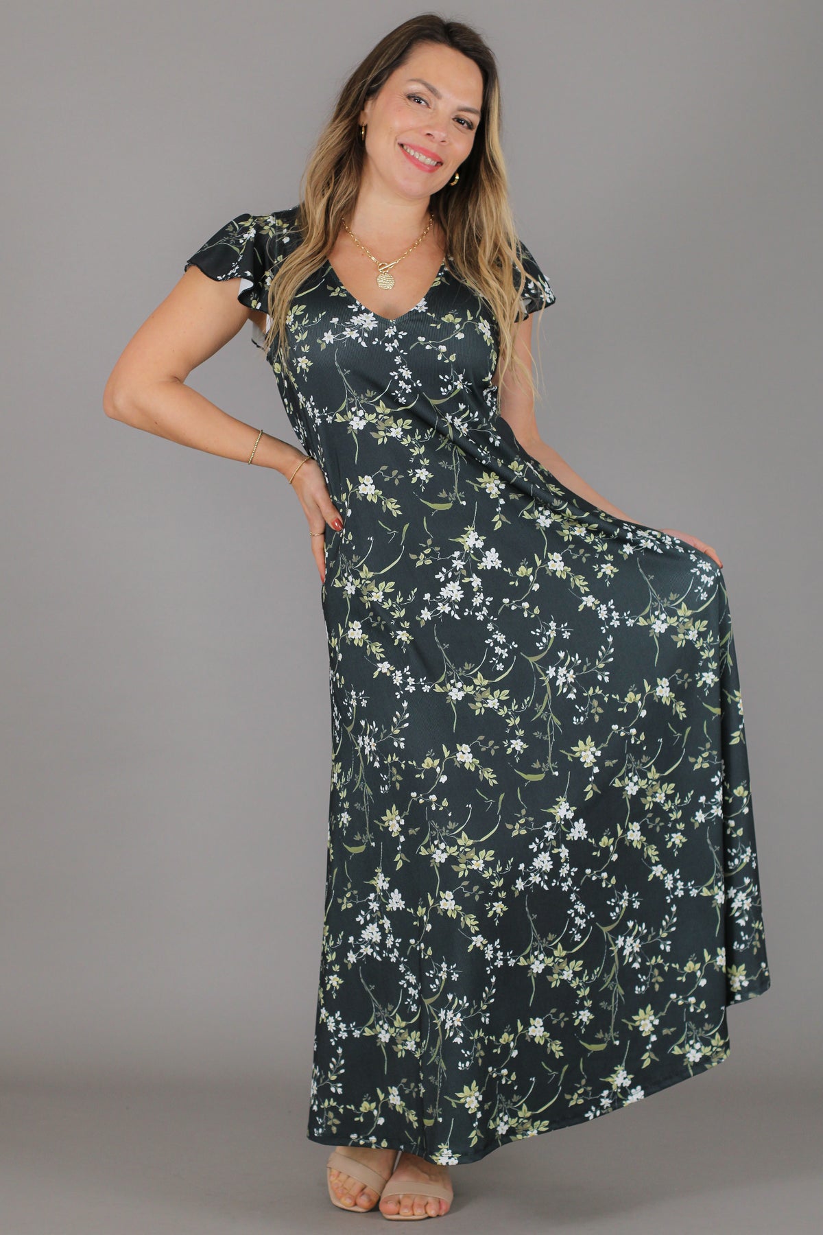 Maxivestido MARISELA Estampado