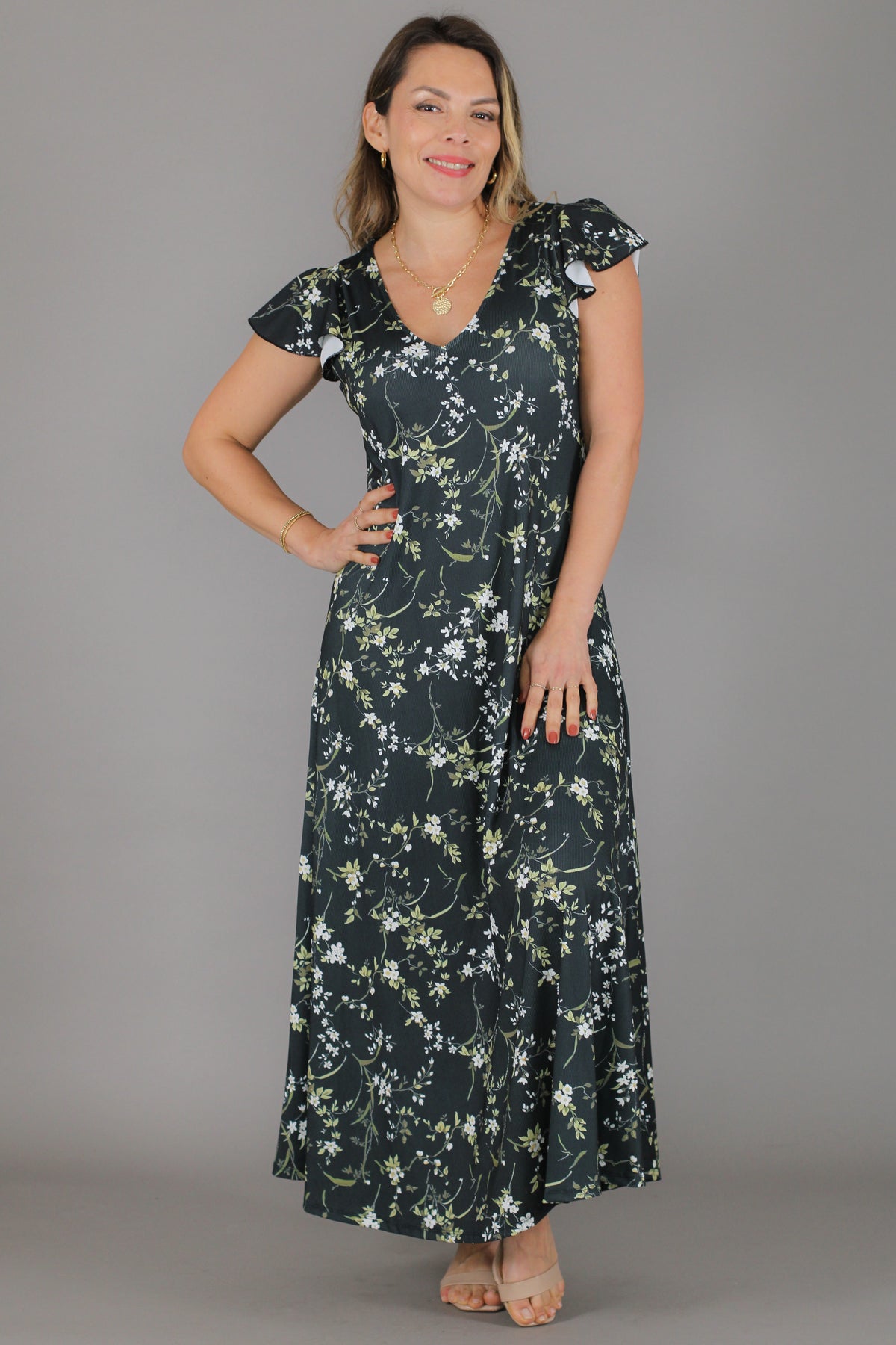Maxivestido MARISELA Estampado