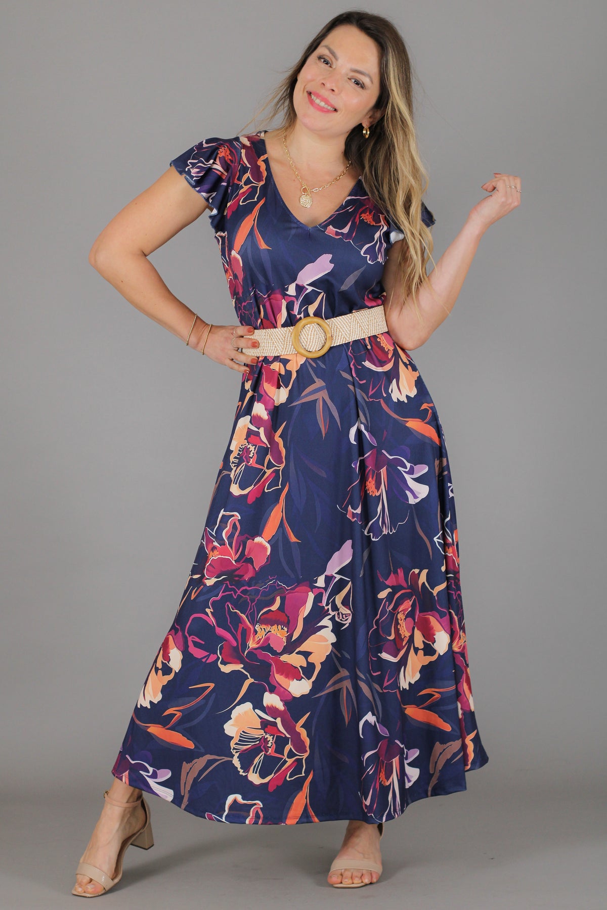 Maxivestido MARISELA Estampado