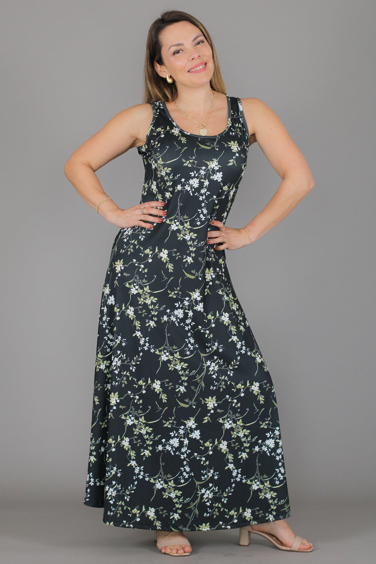 Maxivestido ANA Estampado