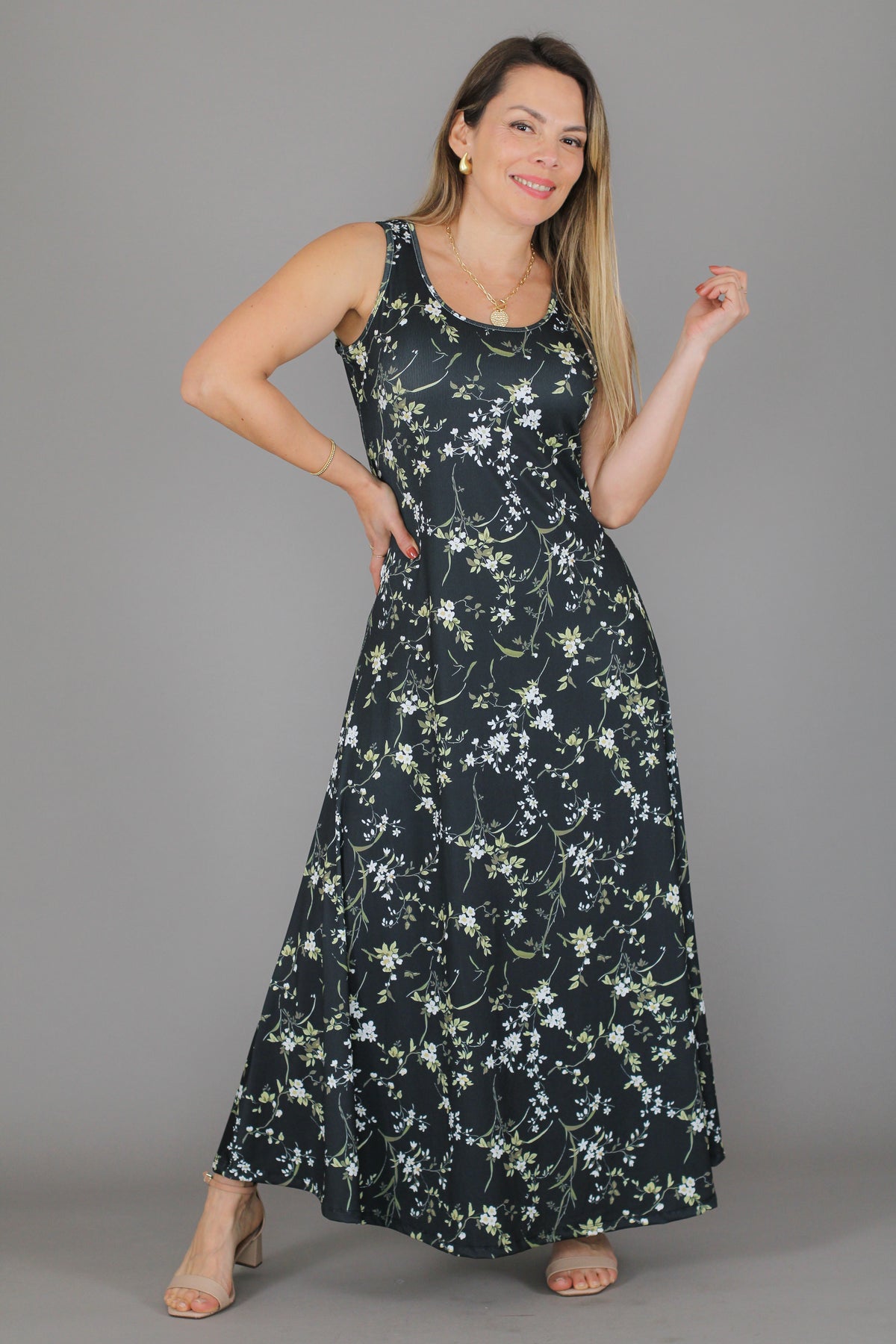 Maxivestido ANA Estampado