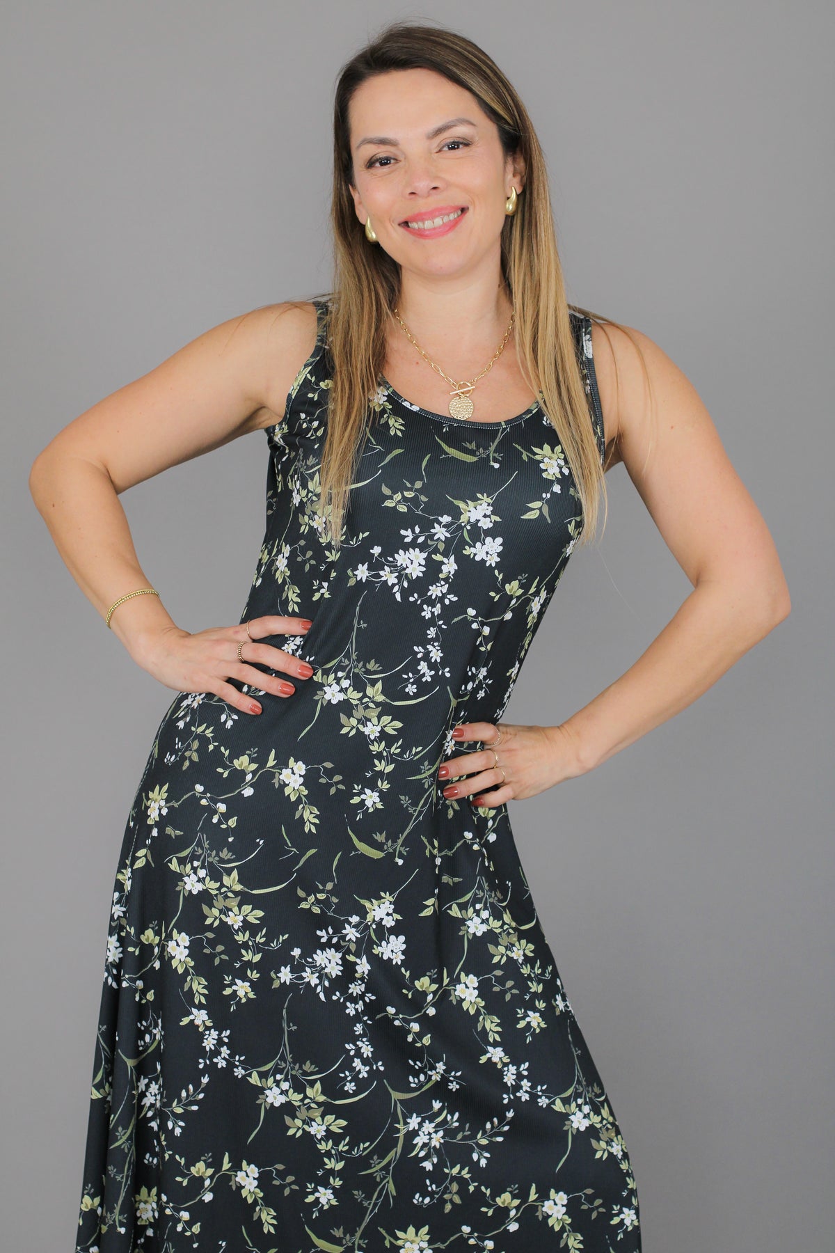 Maxivestido ANA Estampado