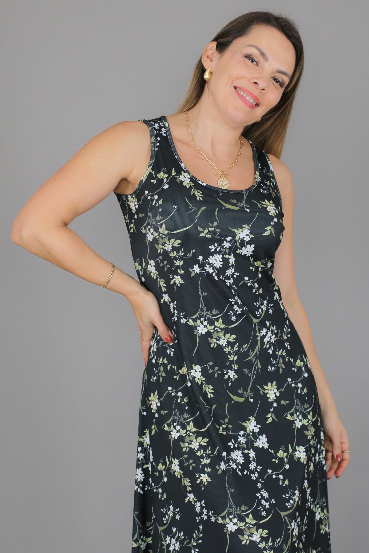 Maxivestido ANA Estampado