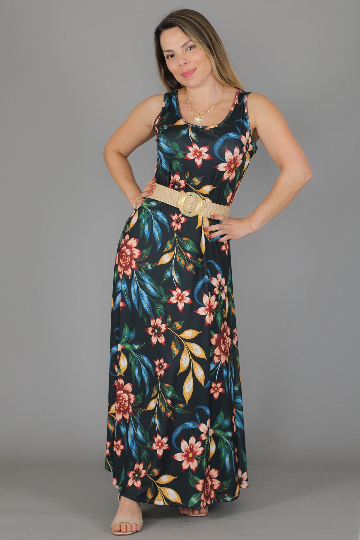 Maxivestido ANA Estampado
