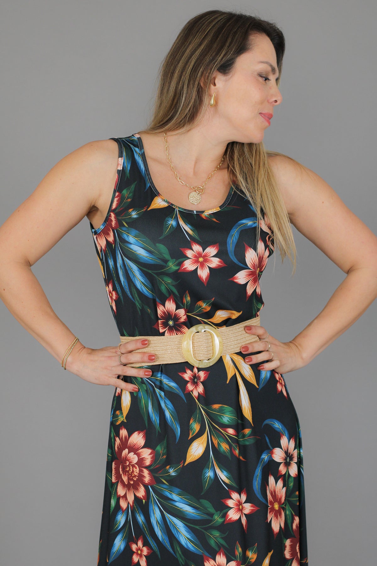 Maxivestido ANA Estampado