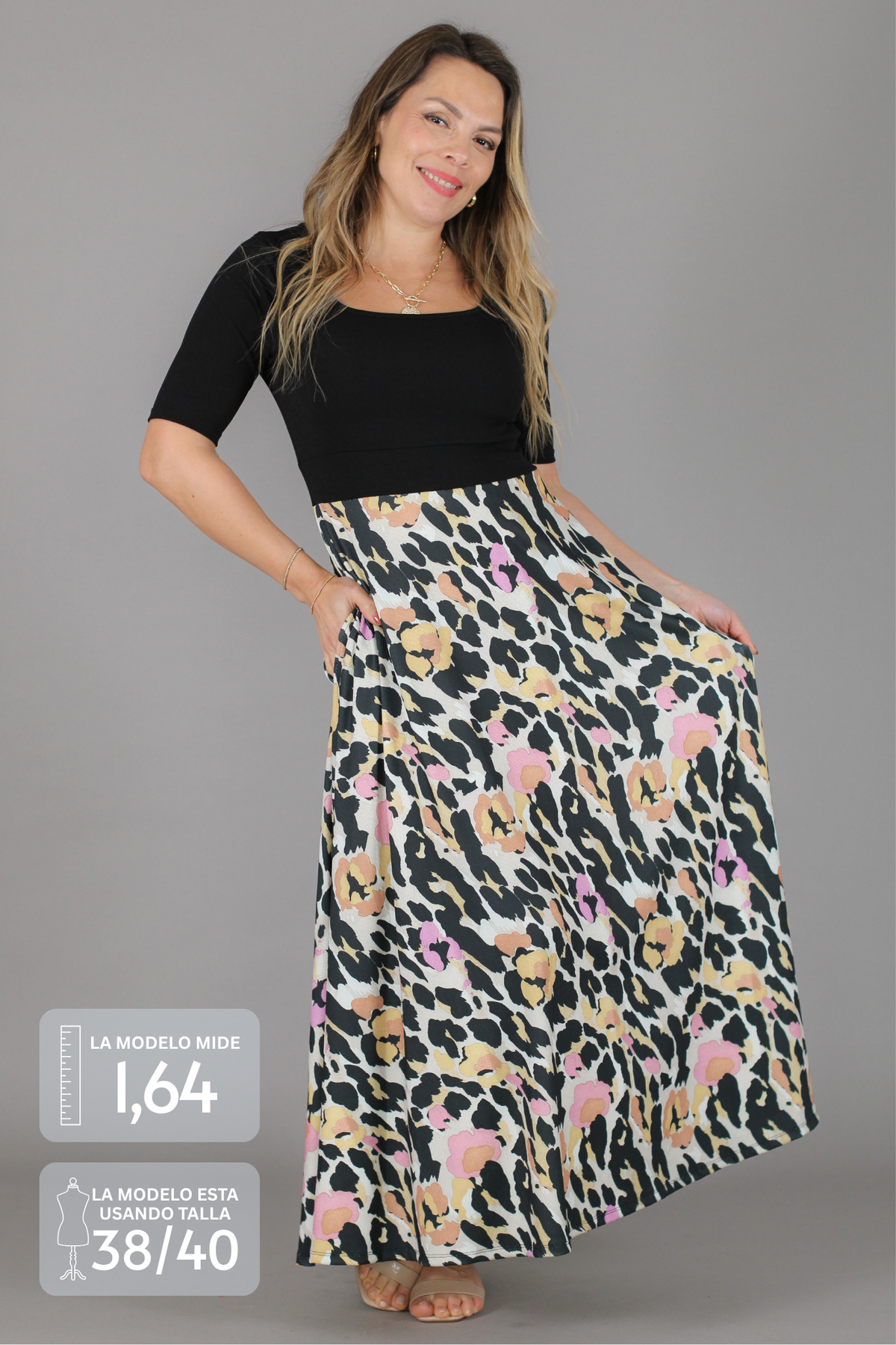 Maxivestido ALLISON Estampado