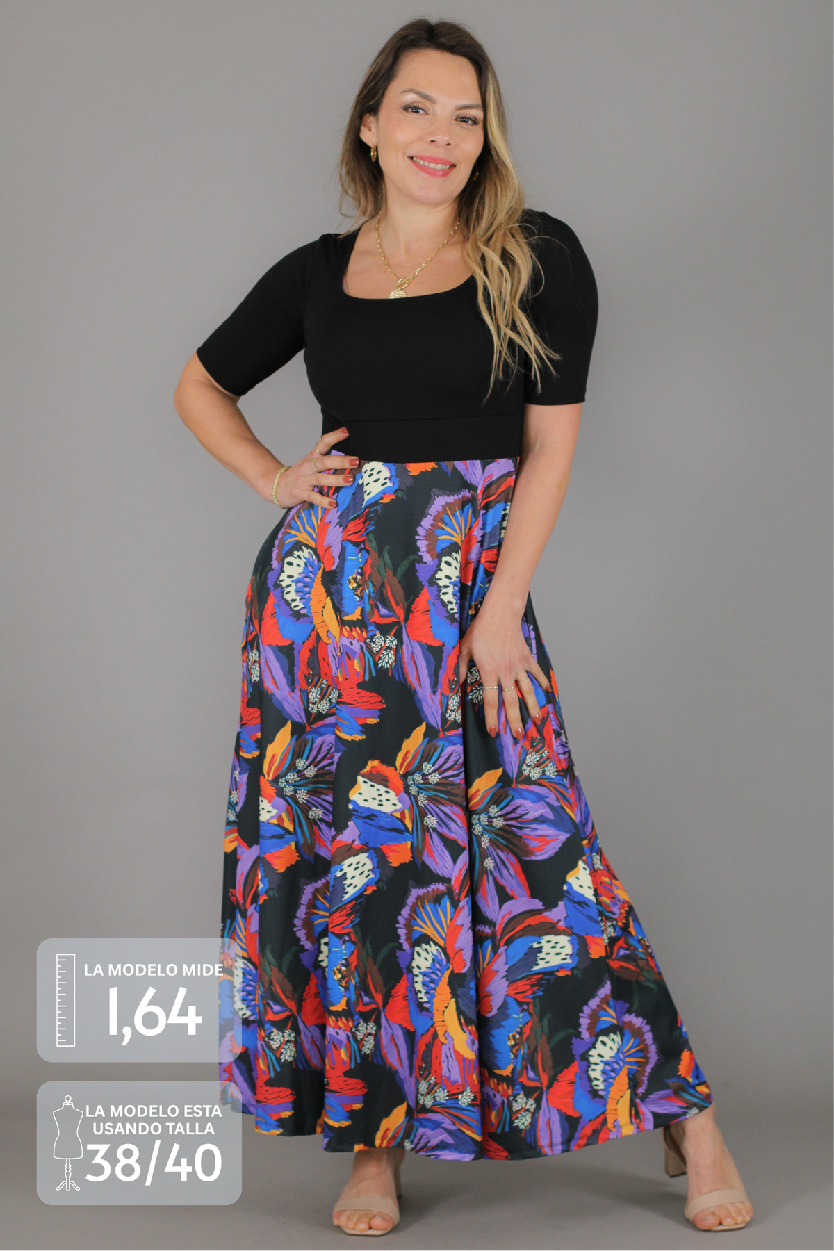 Maxivestido ALLISON Estampado