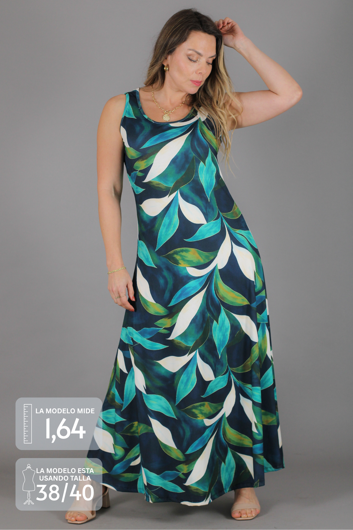 Maxivestido ANA Estampado