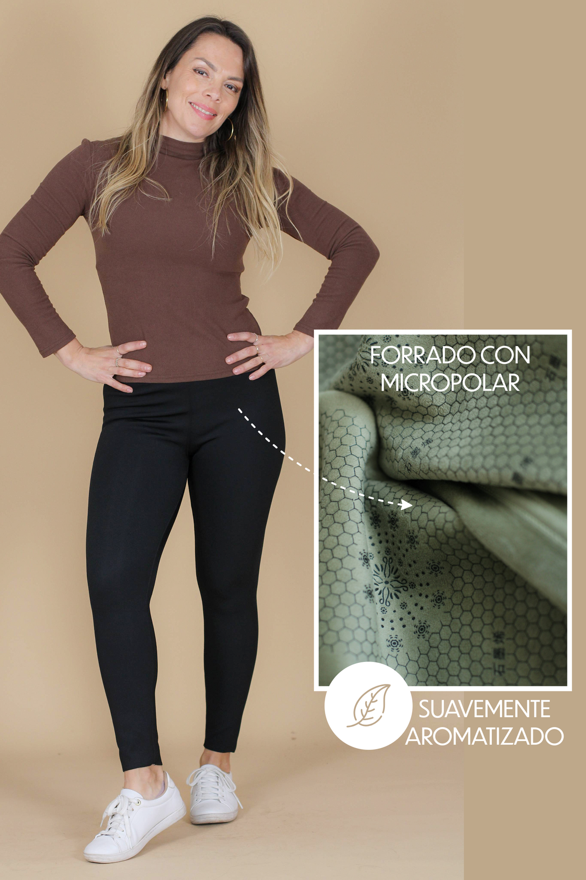 Calza forrada ADELA