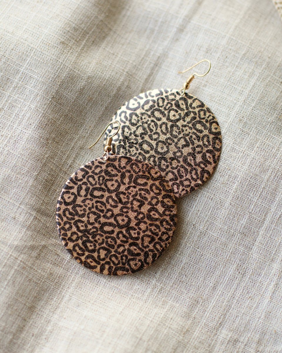 Aros Leopardo - Amanda Moda