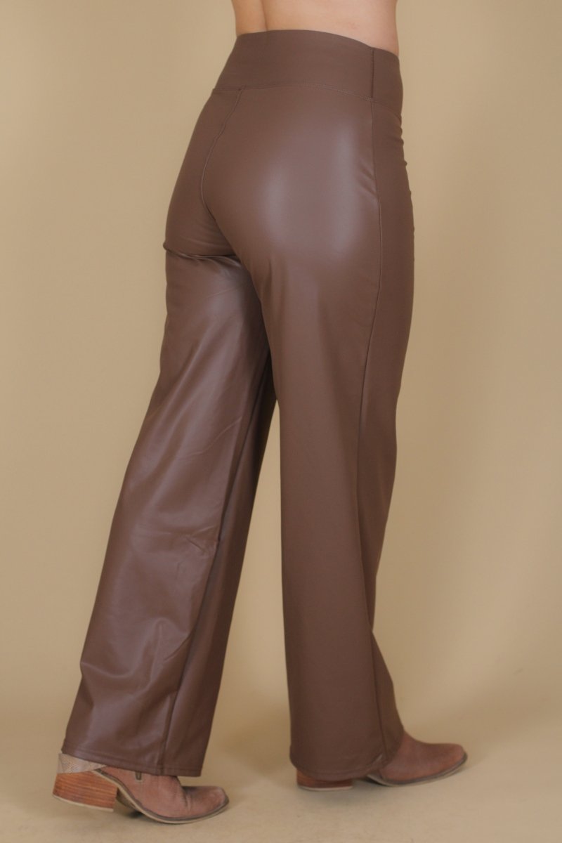 Calza eco cuero JANET - Amanda Moda