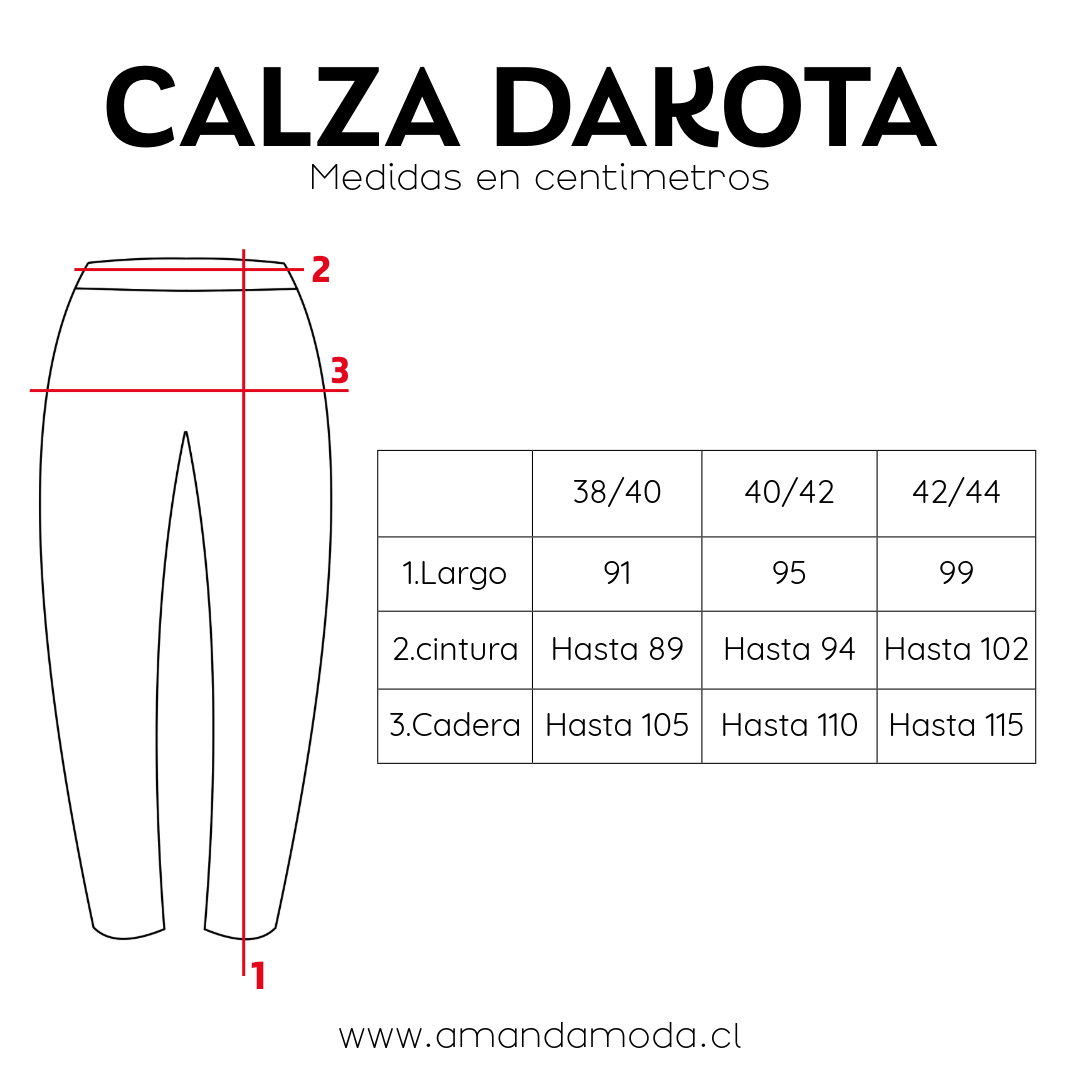 Calza ecocuero DAKOTA - Amanda Moda