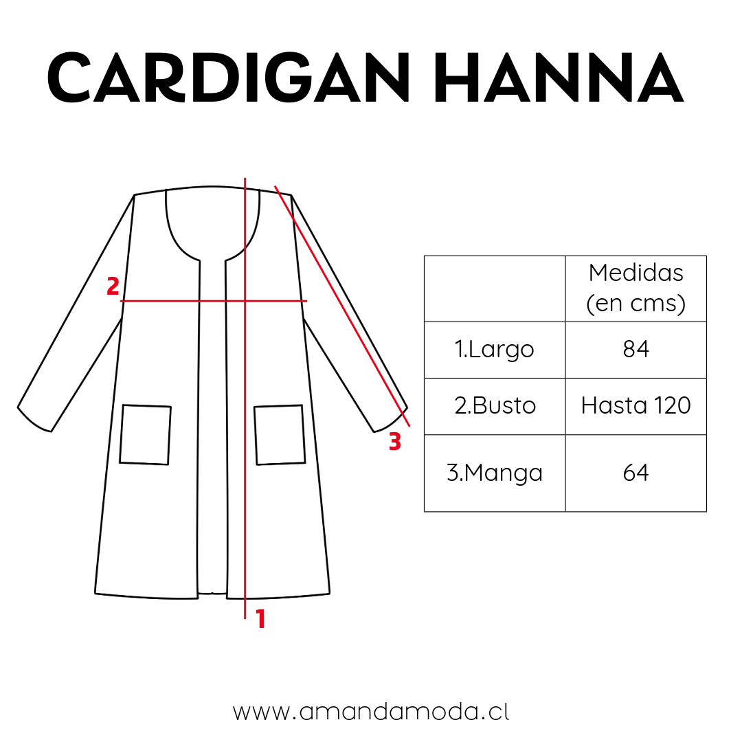 Cardigan HANNA - Amanda Moda