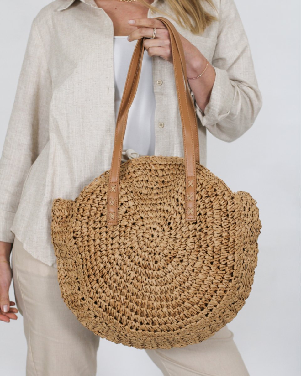 Cartera de Rafia AURORA