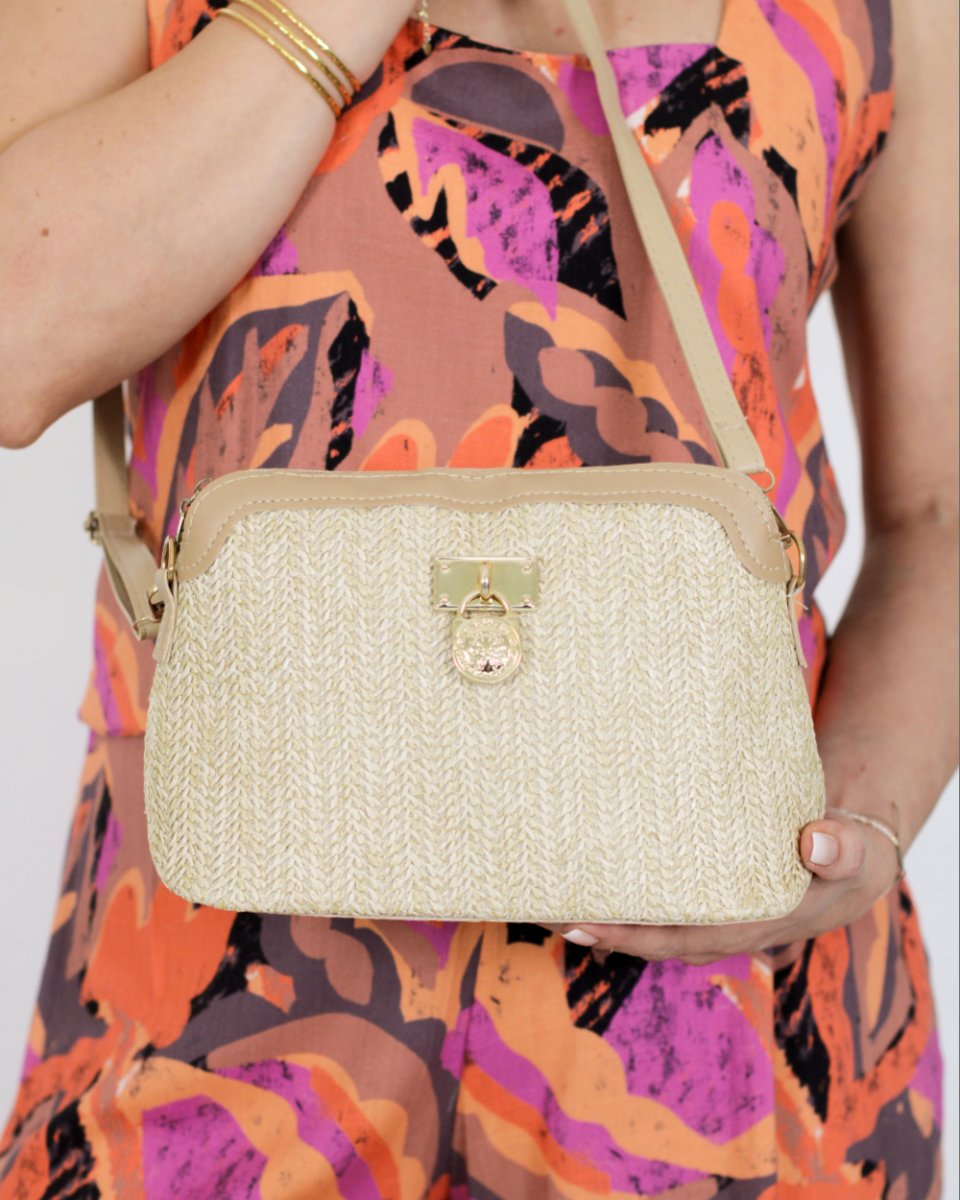 Cartera de RAFIA HERA