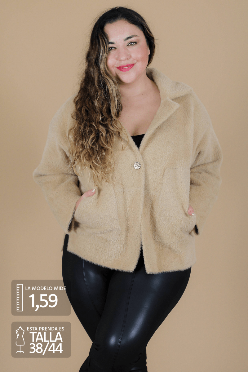 Chaqueta de lana BRUNA - Amanda Moda