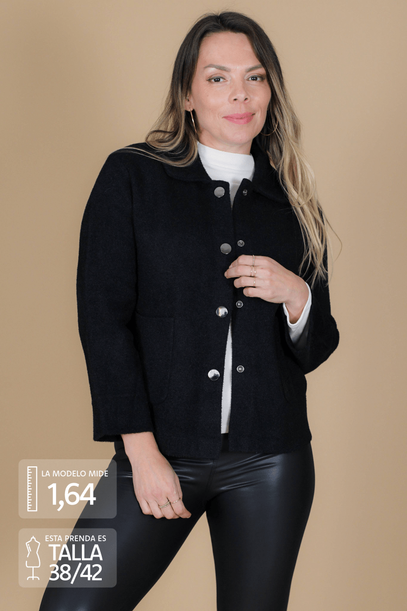 Chaqueta DELIA de lana - Amanda Moda