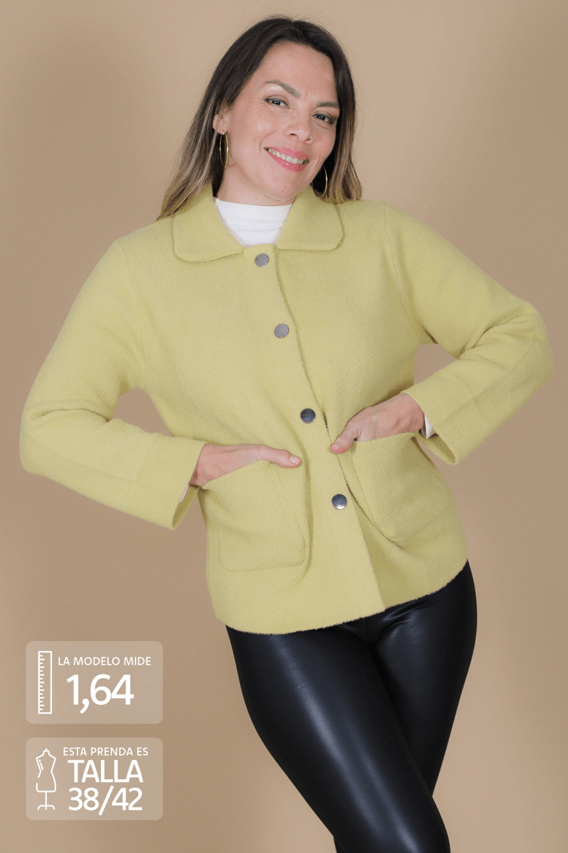 Chaqueta DELIA de lana - Amanda Moda