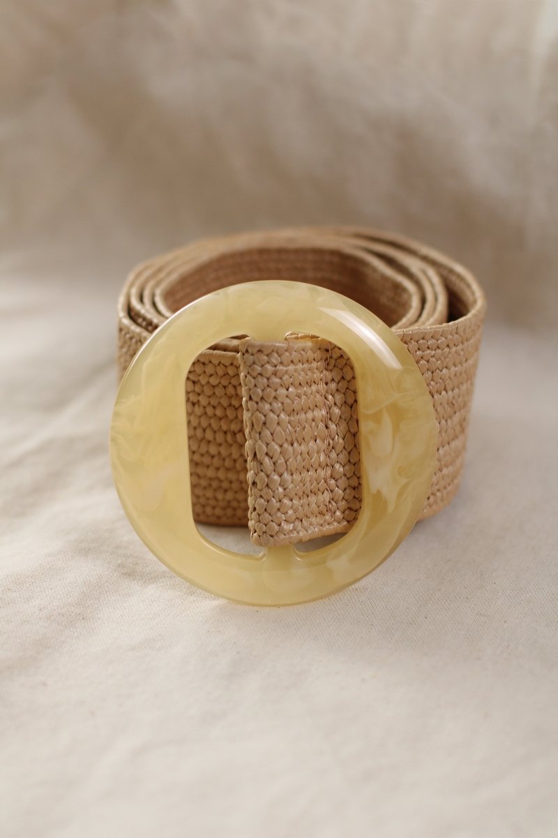 Cinturon de rafia elasticado OAT