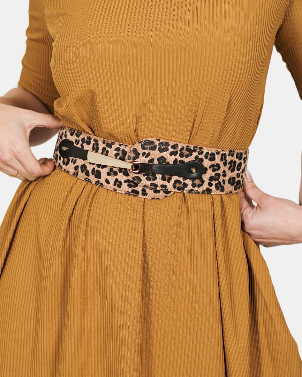 Cinturón TADASANE Animal Print - Amanda Moda