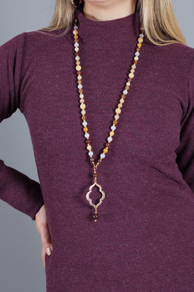 Collar cuentas DAMASCO - Amanda Moda