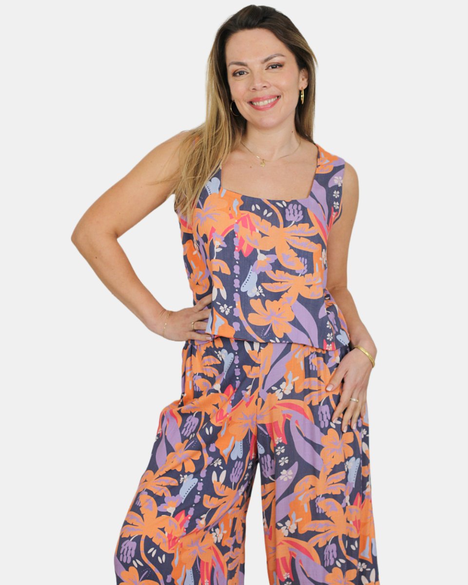 Conjunto TENERIFE Estampado - Amanda Moda