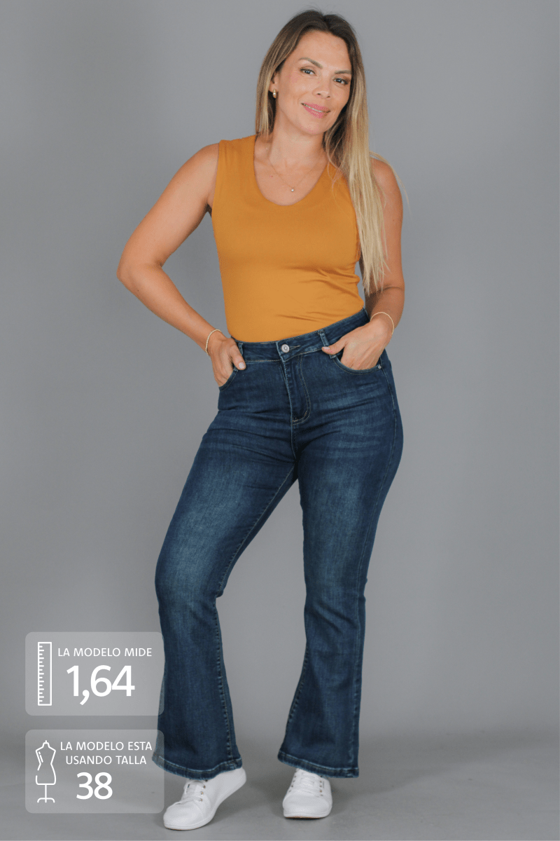 Jeans LYDIA Azul - Amanda Moda