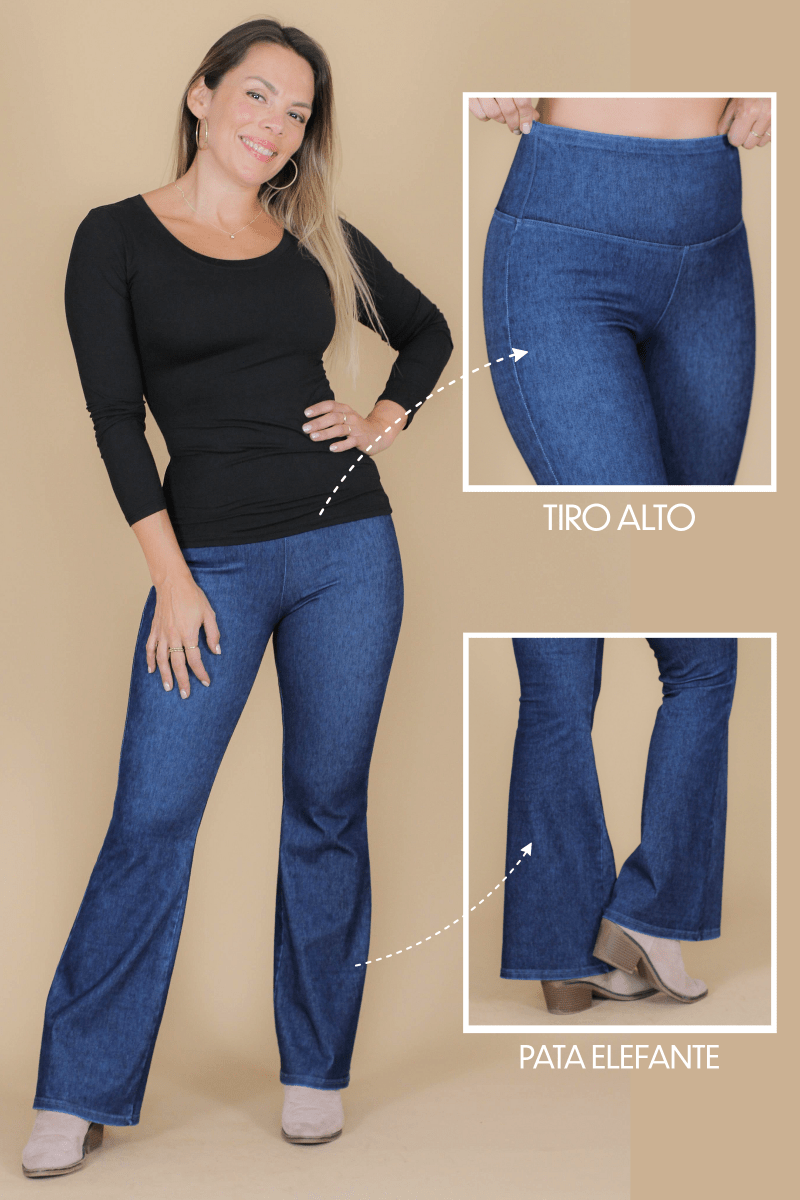 Leggins mezclilla REAGAN - Amanda Moda