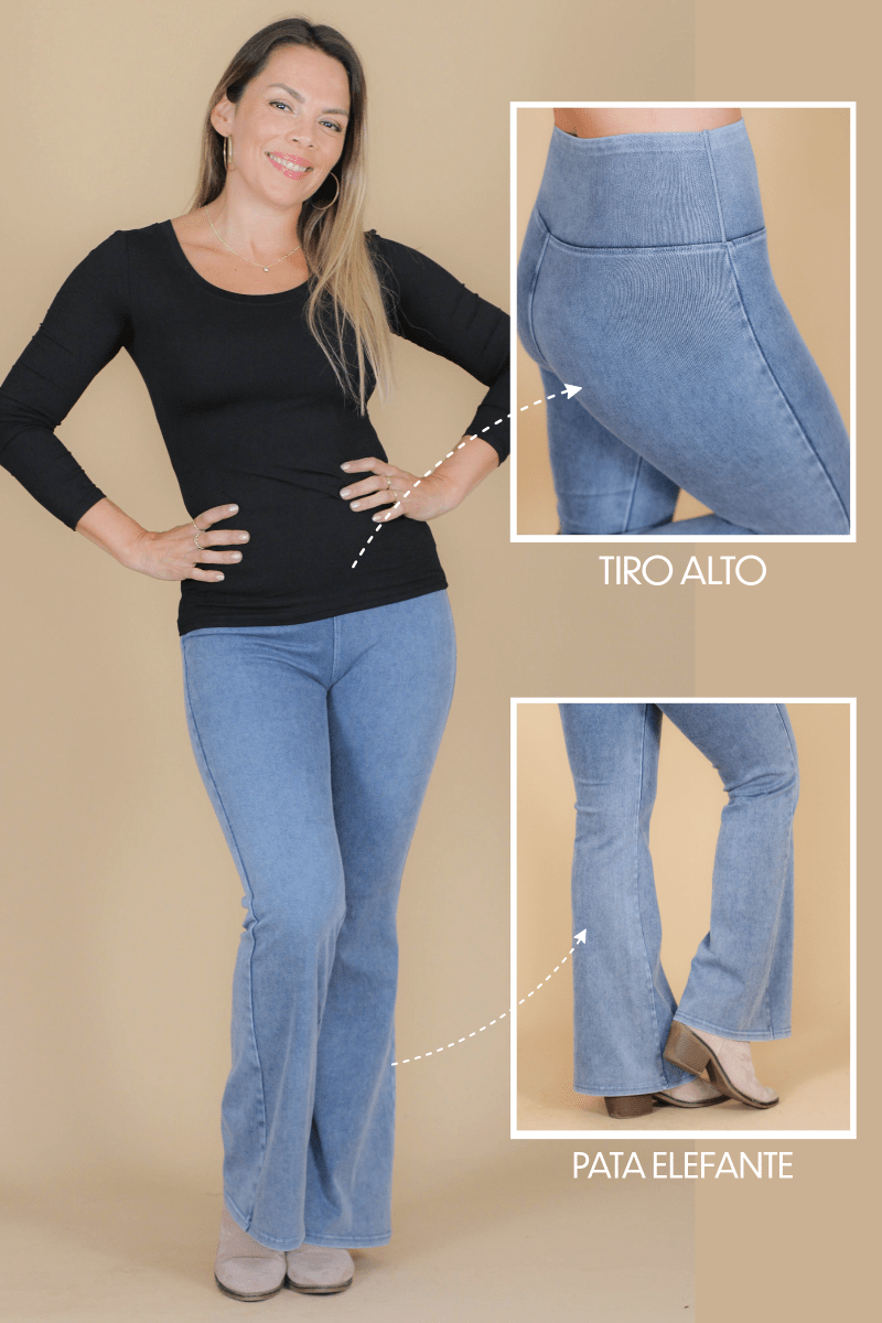 Leggins mezclilla REAGAN - Amanda Moda