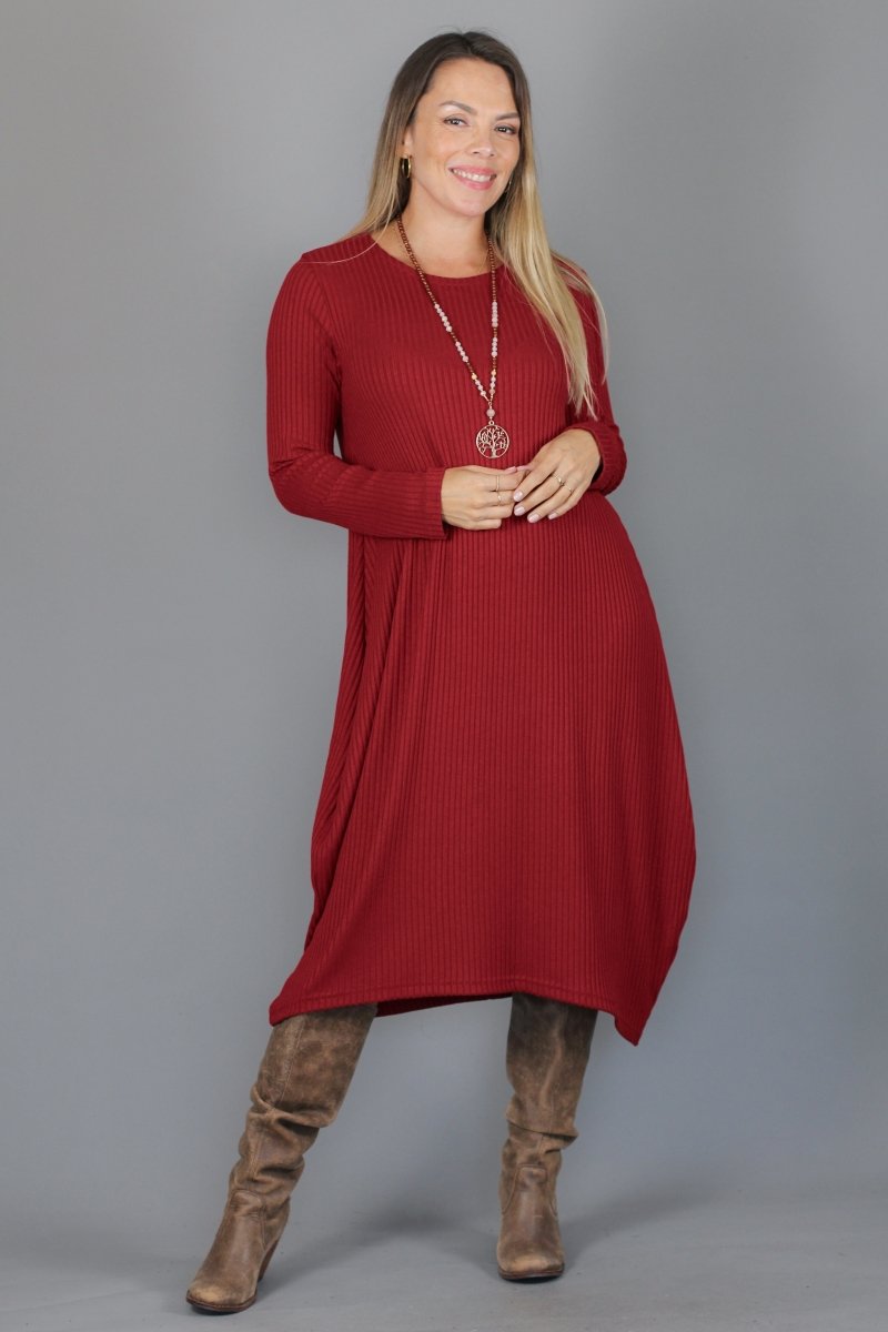 Maxivestido SOFIA lanilla - Amanda Moda