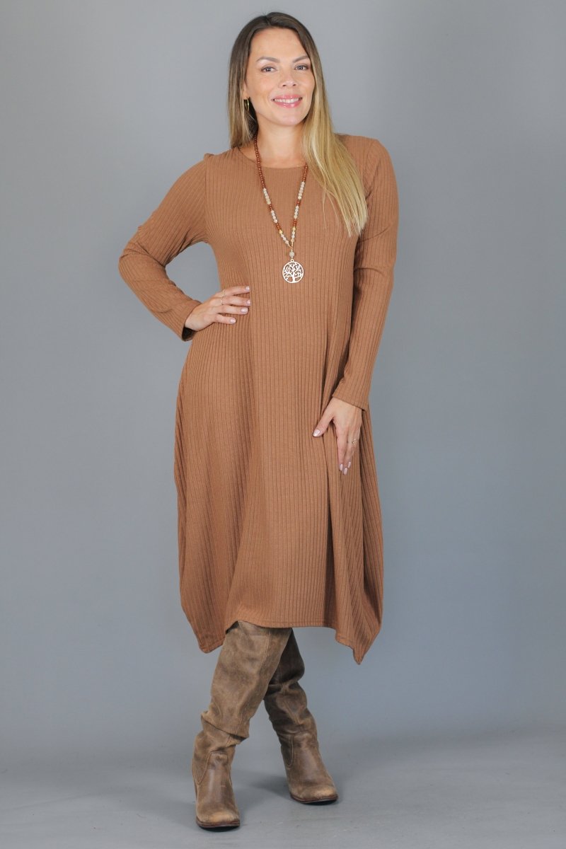 Maxivestido SOFIA lanilla - Amanda Moda