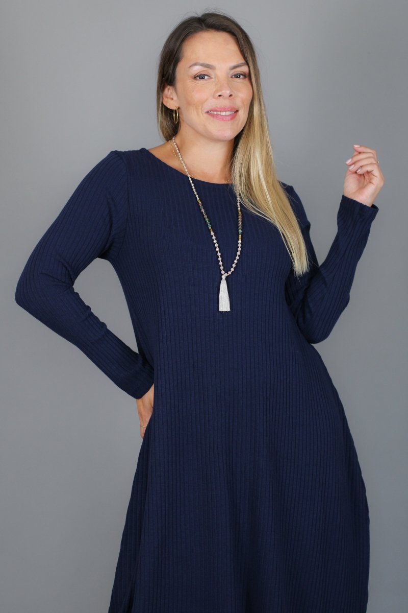 Maxivestido SOFIA lanilla - Amanda Moda