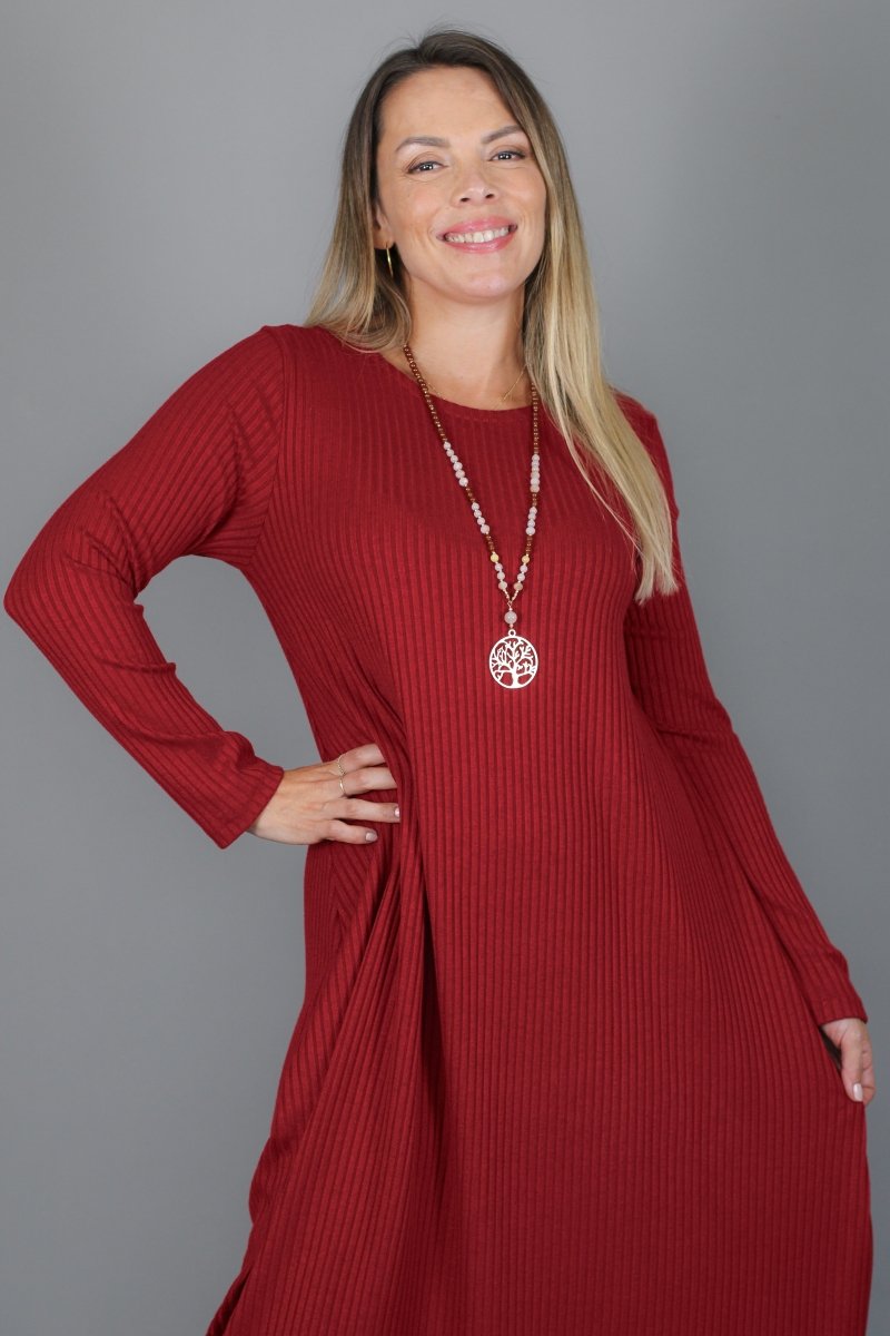 Maxivestido SOFIA lanilla - Amanda Moda