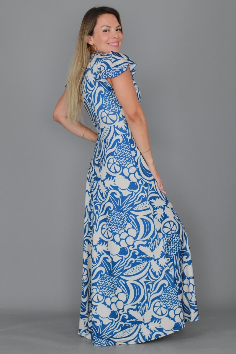 Maxivestido SOL estampado - Amanda Moda