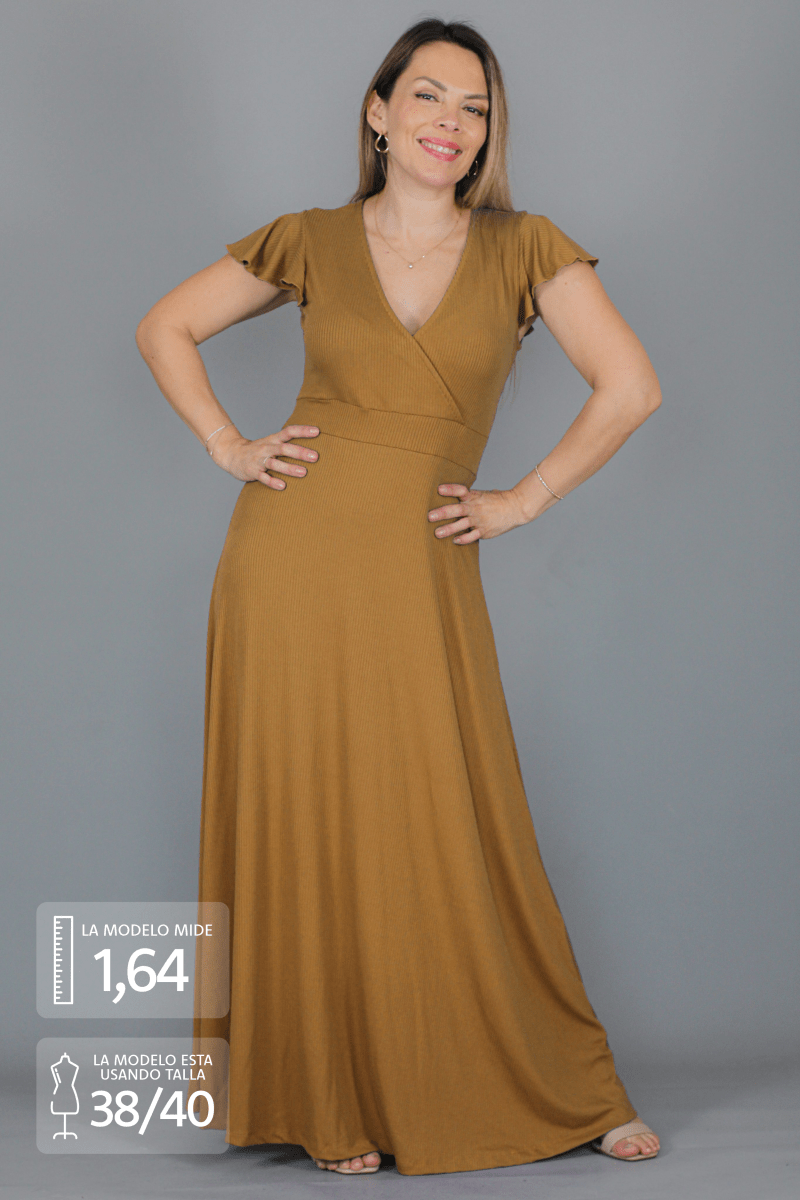 Maxivestido SOLE Canutón - Amanda Moda