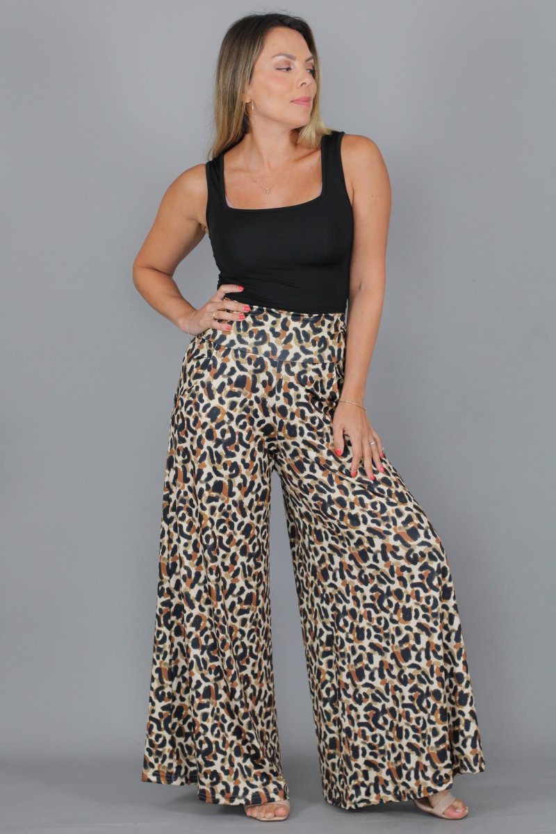 Palazzo FEÑA estampado - Amanda Moda