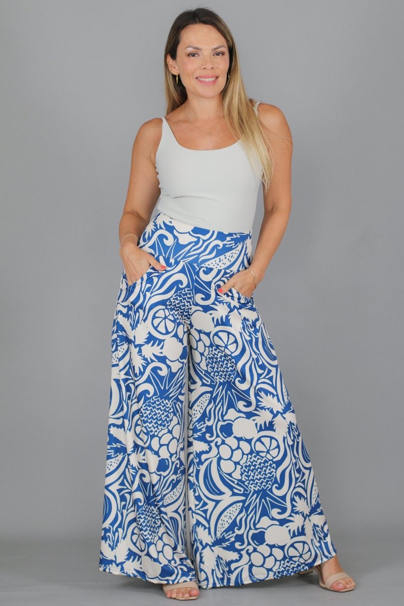 Palazzo FEÑA estampado - Amanda Moda