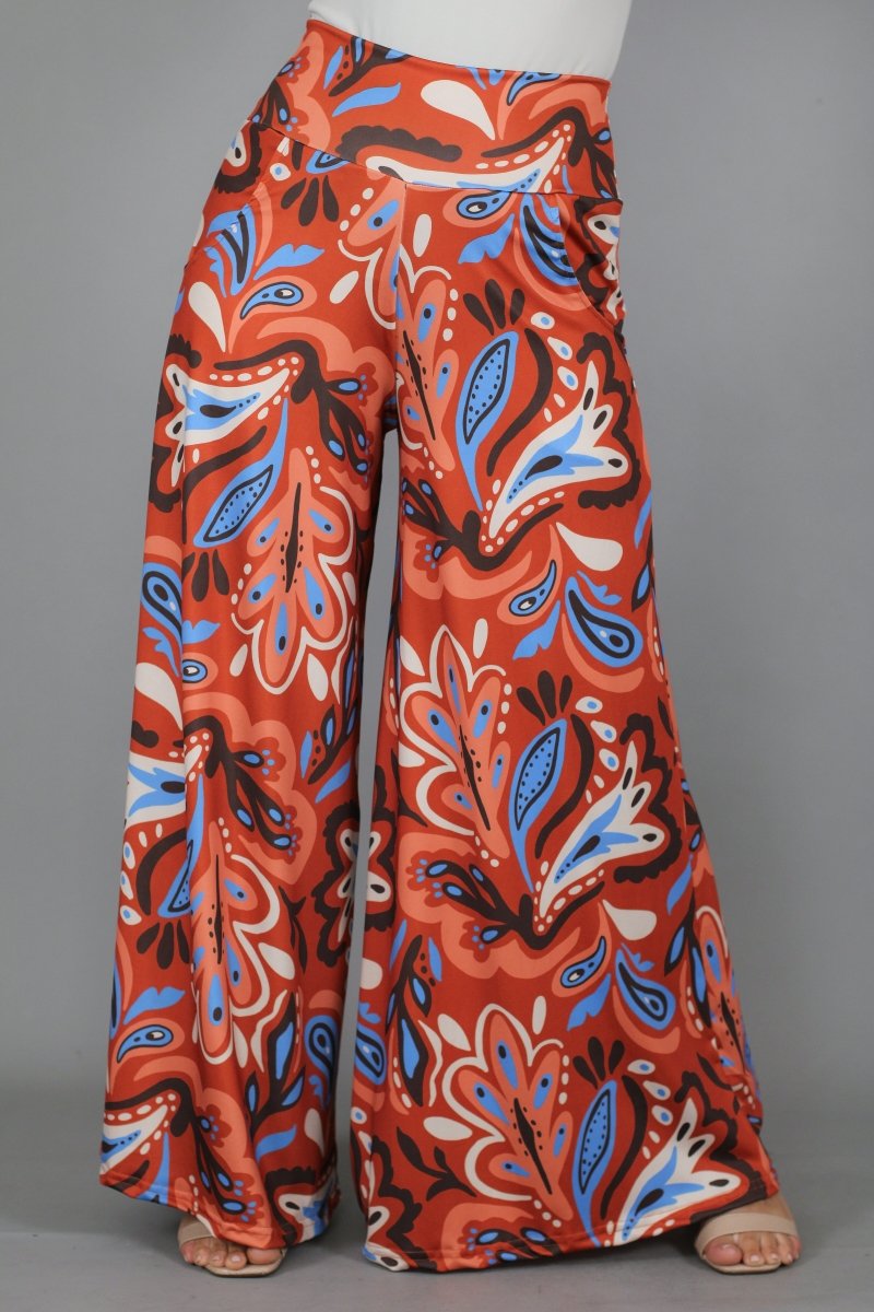 Palazzo FEÑA estampado - Amanda Moda