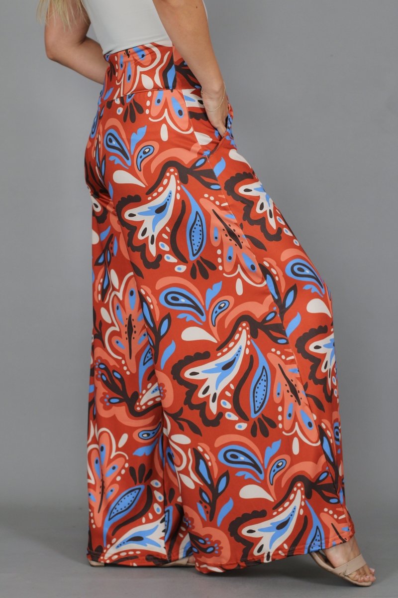 Palazzo FEÑA estampado - Amanda Moda