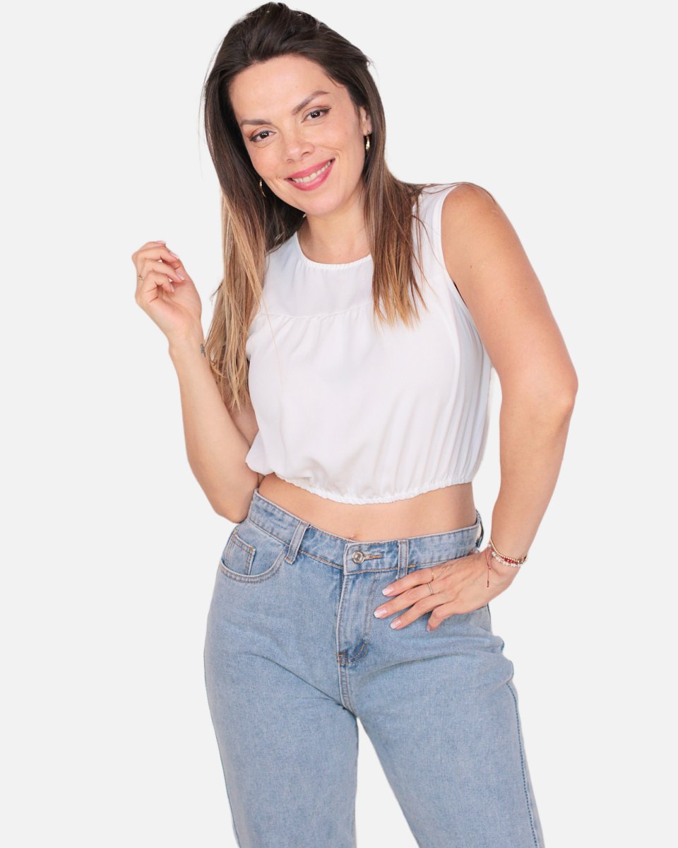 Polera Crop CATA - Amanda Moda